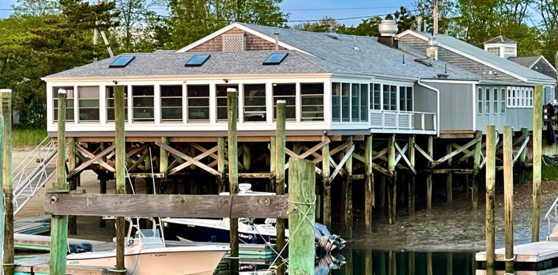 Mattakeese Wharf sunset harbor view